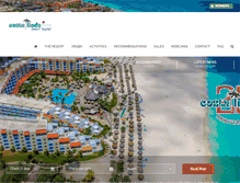 Tablet Screenshot of costalinda-aruba.com